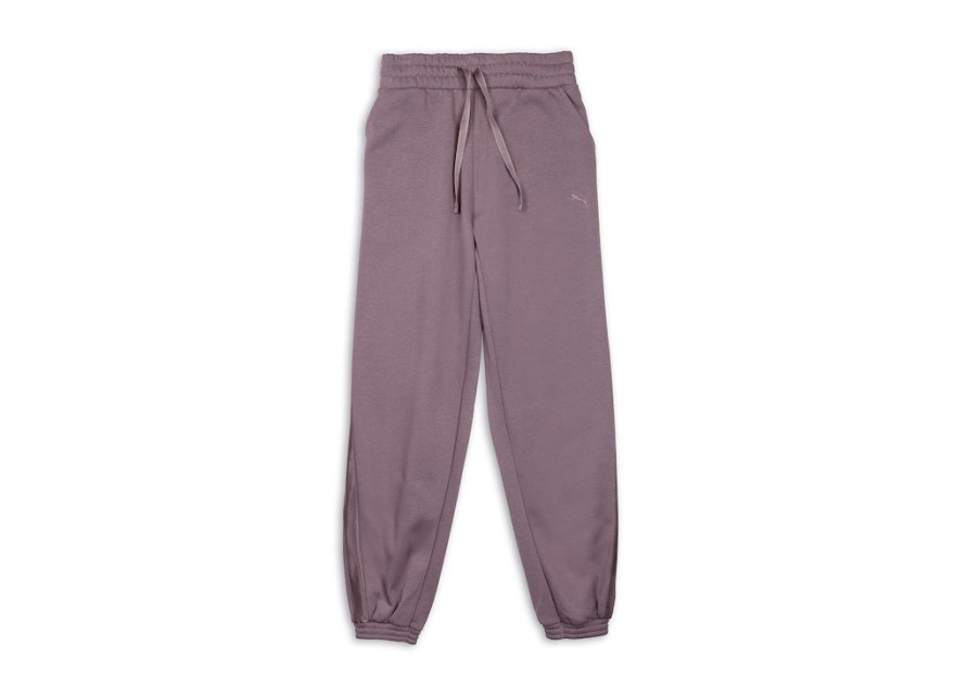 Puma Essentials Satin Sweatpants Γυναικείο Παντελόνι Φόρμας 