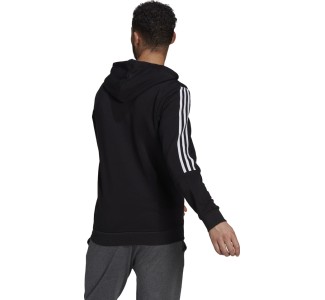 Adidas Cut 3-Stripes  Full-Zip Hoodie Fleece