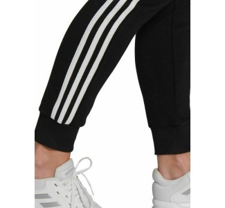 Adidas Essentials Slim Tapered Παντελόνι Γυναικείας Φόρμας με Λάστιχο Μαύρο