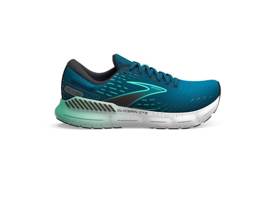 Brooks Glycerin 20 GTS Stability Ανδρικά Αθλητικά Παπούτσια Running Μπλε
