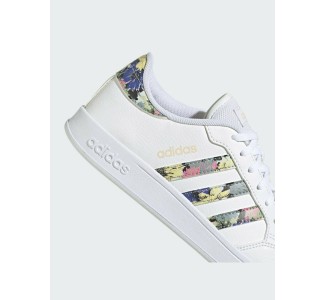 Adidas Breaknet Court Γυναικεία Sneakers Cloud White / Bliss Orange