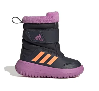 Adidas Παιδικά Μποτάκια Χιονιού με Σκρατς Μπλε Winterplay