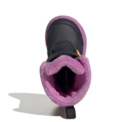 Adidas Παιδικά Μποτάκια Χιονιού με Σκρατς Μπλε Winterplay