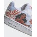 Adidas Παιδικά Sneakers Disney Advantage Moana Hook-and-Loop με Σκρατς για Κορίτσι Λευκά