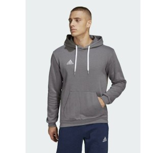 Adidas Entrada 22 Ανδρικό Φούτερ με Κουκούλα και Τσέπες Team Grey Four