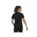 Adidas Entrada 22 Γυναικείο Αθλητικό T-shirt με V Λαιμόκοψη Μαύρο