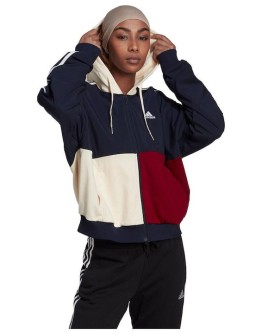 Adidas 3 Stripes Zip Up Essentials Hoodie