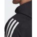 Adidas Future Icons 3-Stripes Ανδρικό Φούτερ με Κουκούλα και Τσέπες Μαύρο
