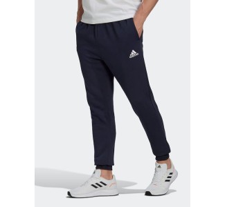 Adidas Essentials Παντελόνι Φόρμας με Λάστιχο Fleece Navy Μπλε