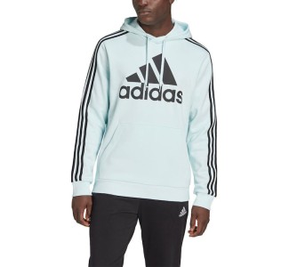 Adidas Ανδρικό Φούτερ με Κουκούλα και Τσέπες Γαλάζιο