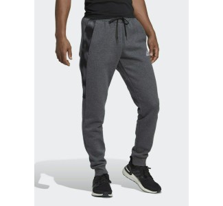 Adidas Essentials Παντελόνι Φόρμας με Λάστιχο Fleece Dark Grey Heather