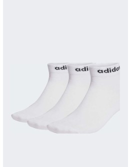 Adidas Αθλητικά Παιδικά Σοσόνια Λευκά 3 Ζευγάρια