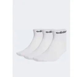 Adidas Αθλητικά Παιδικά Σοσόνια Λευκά 3 Ζευγάρια