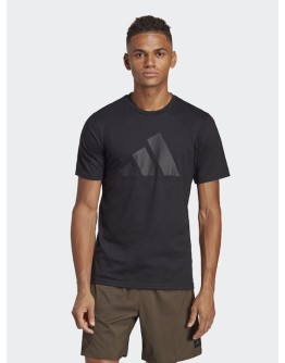 Adidas Feelready Ανδρικό Αθλητικό T-shirt Κοντομάνικο Μαύρο