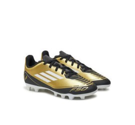 Adidas Παιδικά Ποδοσφαιρικά Παπούτσια F50 Club Fxg Messi με Τάπες Χρυσά