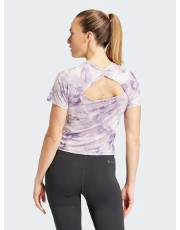 Adidas Essentials Aop Γυναικείο Αθλητικό T-shirt Floral Μωβ