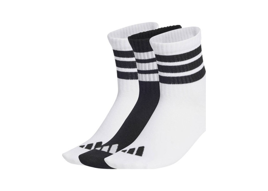 Adidas Παιδικές Κάλτσες Μακριές Πολύχρωμες 3 Ζευγάρια