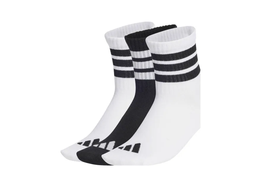 Adidas Παιδικές Κάλτσες Μακριές Πολύχρωμες 3 Ζευγάρια