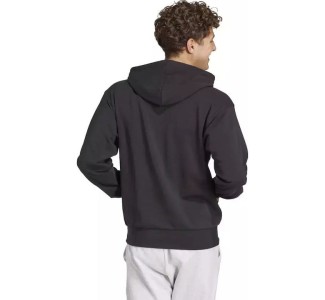 Adidas M Feelcozy Φούτερ με Κουκούλα Μαύρο