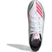 Adidas Παιδικά Ποδοσφαιρικά Παπούτσια F50 Messi Club Turf με Σχάρα Λευκά
