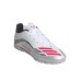 Adidas Παιδικά Ποδοσφαιρικά Παπούτσια F50 Messi Club Turf με Σχάρα Λευκά