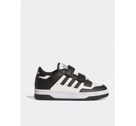 Adidas Rapid Court Cf C Παιδικά Sneakers με Σκρατς Μαύρα