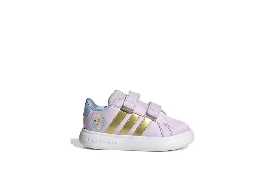 Adidas Grand Court Παιδικά Sneakers με Σκρατς Μωβ