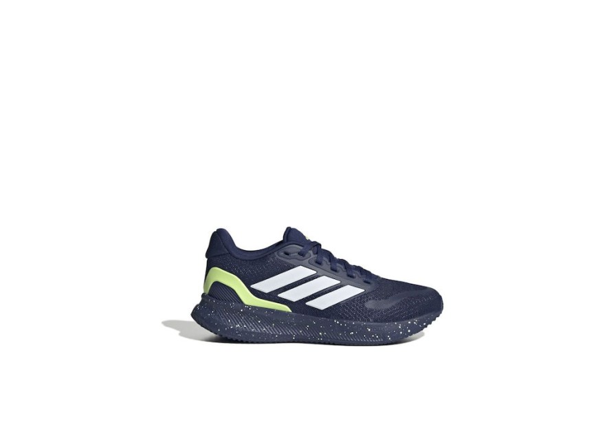 Adidas Runfalcon 5 Αθλητικά Παιδικά Παπούτσια Running με Κορδόνια Navy Μπλε