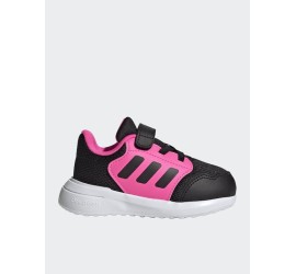 Adidas Tensaur Run 3.0 EL Αθλητικά Παιδικά Παπούτσια Running με Σκρατς Μαύρα