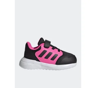 Adidas Tensaur Run 3.0 EL Αθλητικά Παιδικά Παπούτσια Running με Σκρατς Μαύρα