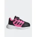 Adidas Tensaur Run 3.0 EL Αθλητικά Παιδικά Παπούτσια Running με Σκρατς Μαύρα