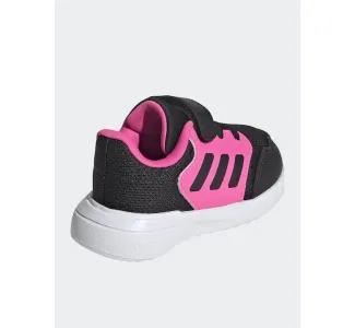 Adidas Tensaur Run 3.0 EL Αθλητικά Παιδικά Παπούτσια Running με Σκρατς Μαύρα