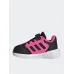 Adidas Tensaur Run 3.0 EL Αθλητικά Παιδικά Παπούτσια Running με Σκρατς Μαύρα