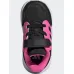 Adidas Tensaur Run 3.0 EL Αθλητικά Παιδικά Παπούτσια Running με Σκρατς Μαύρα