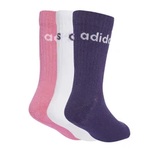 Adidas Παιδικές Κάλτσες Crew White 3 Ζευγάρια