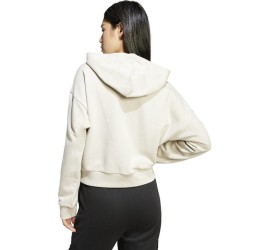 Adidas Γυναικεία Ζακέτα Φούτερ Μπεζ