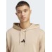 Adidas Feelcozy French Terry Φούτερ με Κουκούλα Καφέ