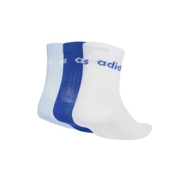 Adidas Παιδικά Σοσόνια Performance White 3 Ζευγάρια