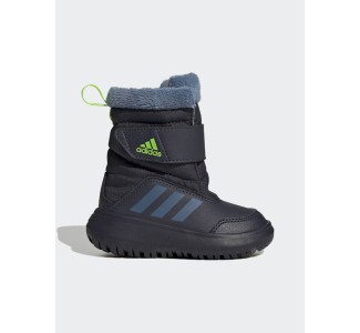 Adidas Winterplay Παιδικά Μποτάκια Χιονιού με Σκρατς Navy Μπλε