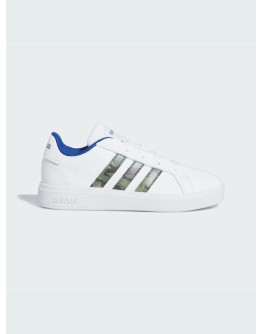 Adidas Grand Court 2.0 Ανδρικά Sneakers Cloud White / Green Oxide / Royal Blue