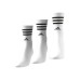 Adidas 3-Stripes Αθλητικές Κάλτσες Λευκές 3 Ζεύγη