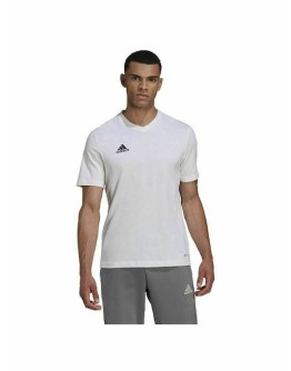 Adidas Entrada 22 Ανδρικό T-shirt Λευκό με Λογότυπο