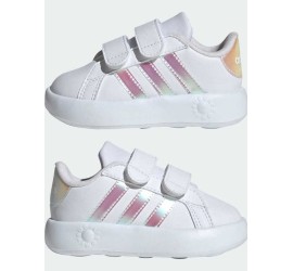Adidas Grand Court 2.0 Παιδικά Sneakers με Σκρατς Λευκά