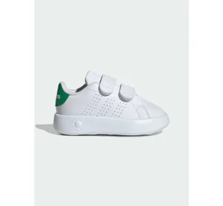 Adidas Παιδικά Sneakers Advantage με Σκρατς Λευκά