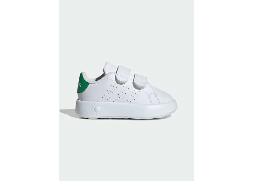 Adidas Παιδικά Sneakers Advantage με Σκρατς Λευκά