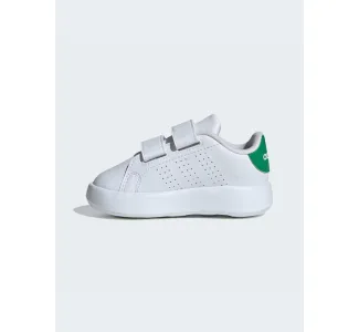 Adidas Παιδικά Sneakers Advantage με Σκρατς Λευκά