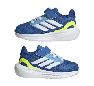 Adidas RUNFALCON 5 EL I Αθλητικά Παιδικά Παπούτσια Running με Σκρατς Μπλε