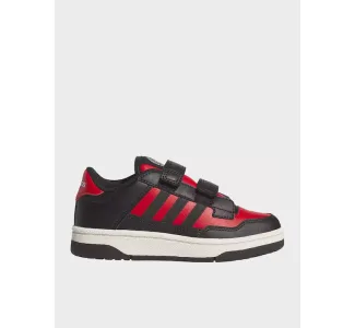 Adidas Rapid Court Cf Παιδικά Sneakers με Σκρατς Μαύρα