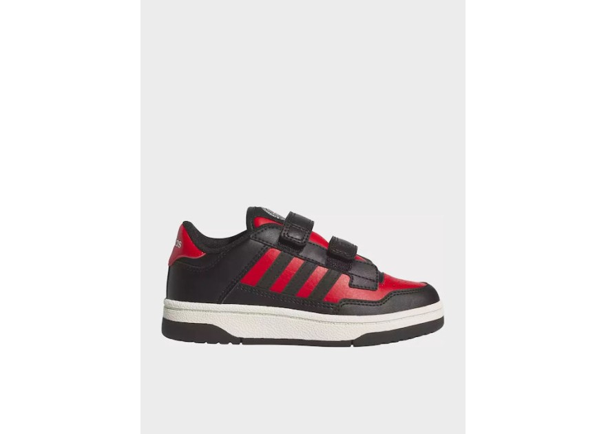 Adidas Rapid Court Cf Παιδικά Sneakers με Σκρατς Μαύρα