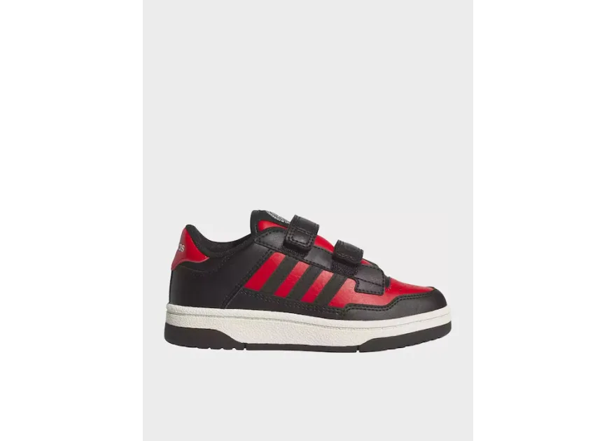 Adidas Rapid Court Cf Παιδικά Sneakers με Σκρατς Μαύρα